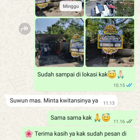 Pengiriman Papan Bunga Duka Palmerah
