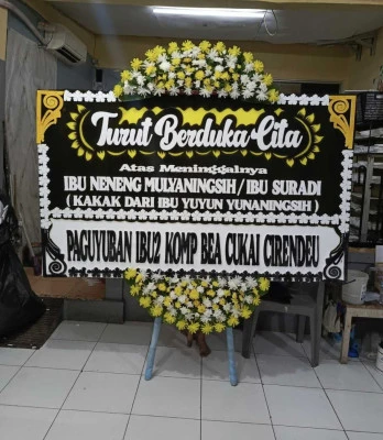 Papan Bunga di Palmerah
